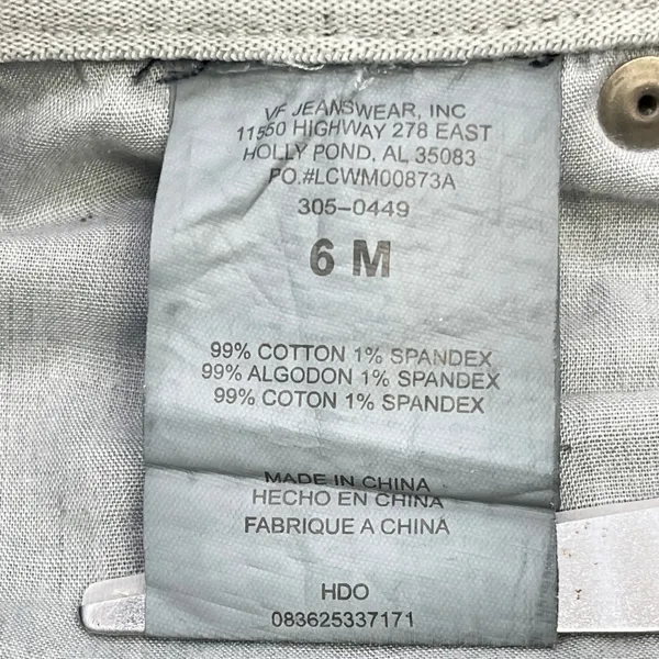 Lee Womens Jeans Size 6 Medium Straight Leg Y2K Preppy Minimalist Dark Academia - Image 12