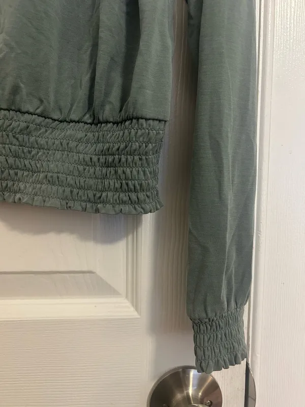 Lucky Brand Long Sleeve Shirt Green - Image 4