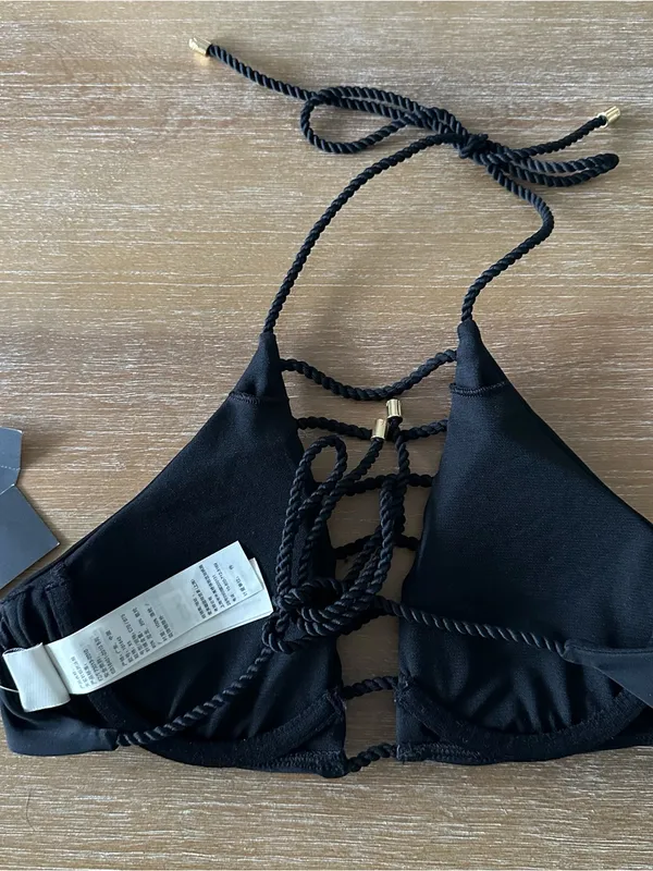 NWT Abercrombie & Fitch Black Swimsuit Top - Image 4