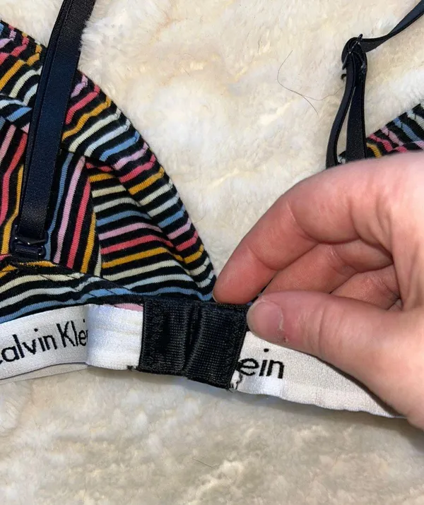 Calvin Klein Striped Bralette - Image 3