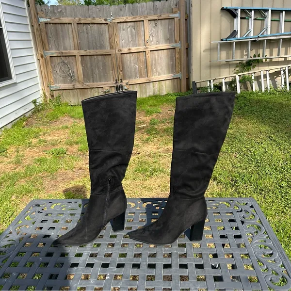 Olivia Miller Women's Sabrina Pointy Toe Tall Dress Boots‎ in black size 11 - Image 3