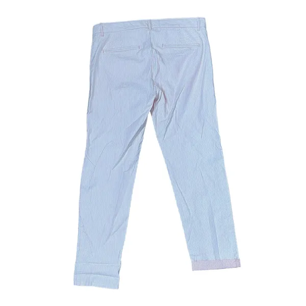 Khakis‎ by Gap Skinny Mini Pink Striped Rolled Pants Mid-Rise Stretch Women 6 - Image 8