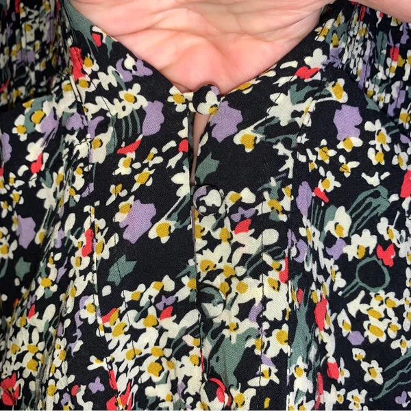 Maeve Small Floral Collar‎ Button Down Top CP4015 - Image 6