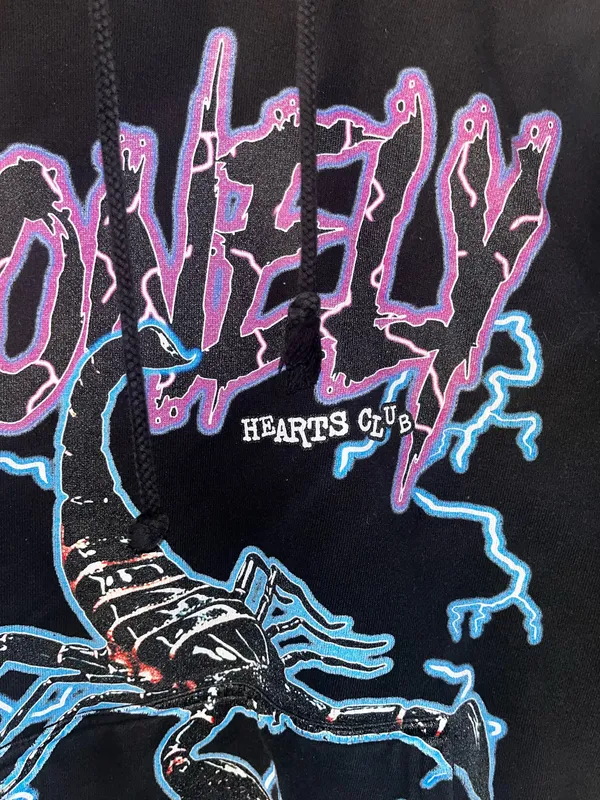 Lonely hearts club graphic hoodie - Image 3