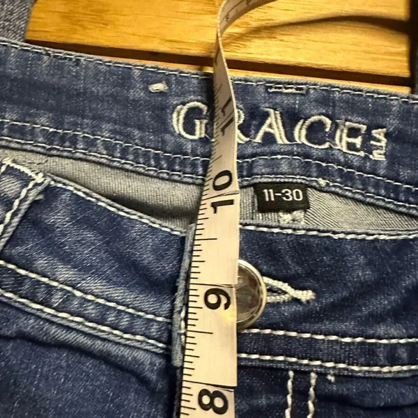Grace in LA embellished jeans 11/30 - Image 7