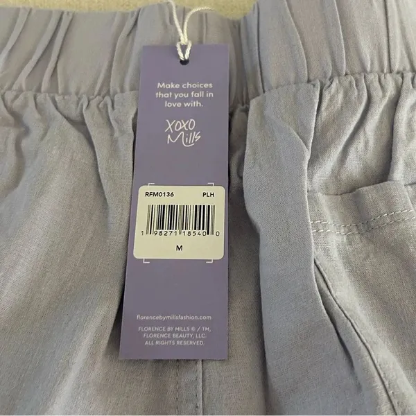 Florence by Mills SWEET SOLSTICE LINEN CHEEKY BOXER, Violet, Size Medium, NWT - Image 8