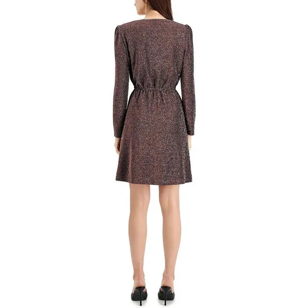 INC International Concepts INC Cocktail and Party Dress Black / Fire Red Combo 6 - Image 2