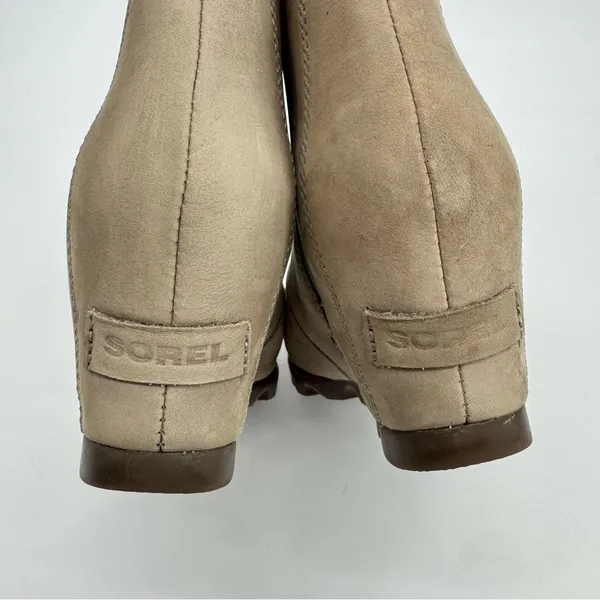 Sorel NL2805 Lea Wedge Chelsea Leather Waterproof Boots Size‎ 8 - Image 8