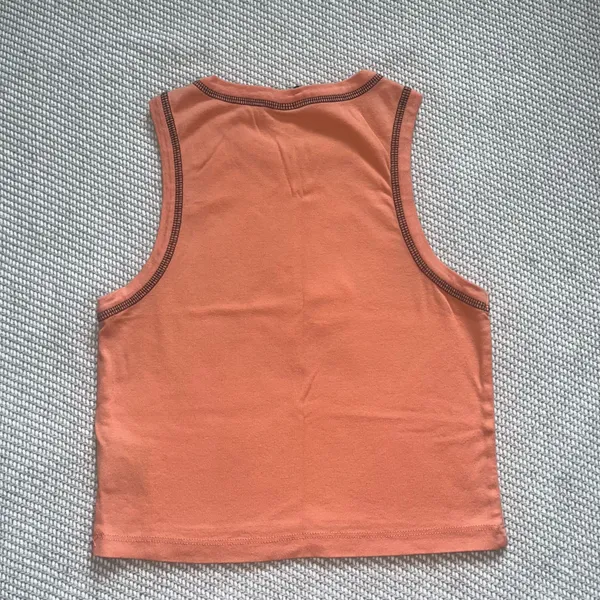 Urban Outfitters Orange Purple Sun And Moon Graphic Crop Tank Top Sz M - Image 2