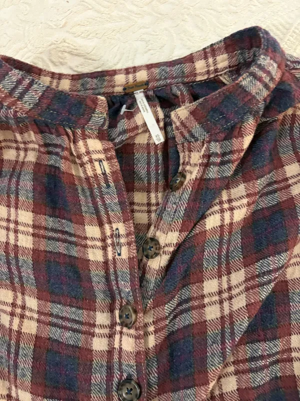Free People Flannel Plaid - Image 3