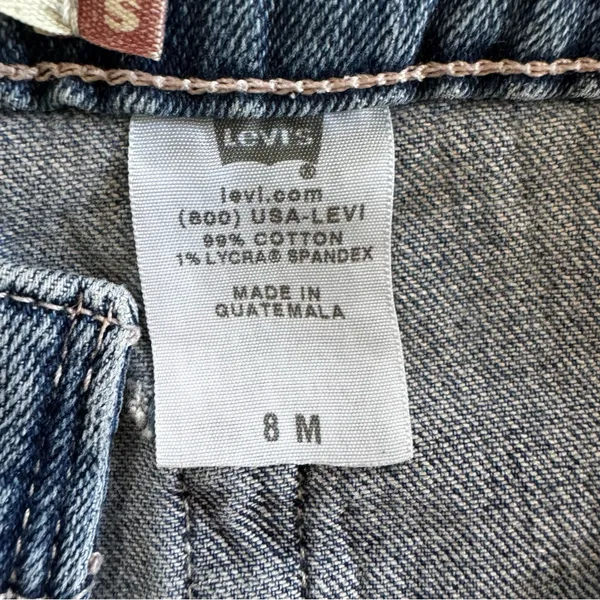 Vintage Levis 525 Jeans Nouveau Low Bootcut Y2K 2000s Medium Wash‎ Size 8M - Image 10