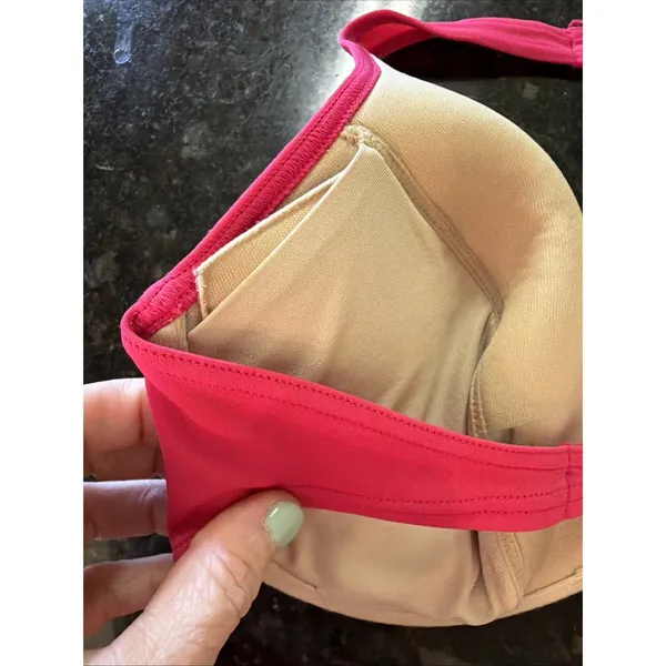 Victoria's Secret Bikini Swimsuit Sz Sm Bottom 34D Top Underwire Push-up Halter‎ - Image 4