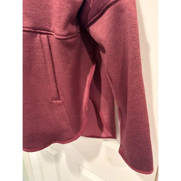 The North Face Womens Large Hoodie Full Zip Burgundy Fleece Jacket NF0A3ME2 - Image 5