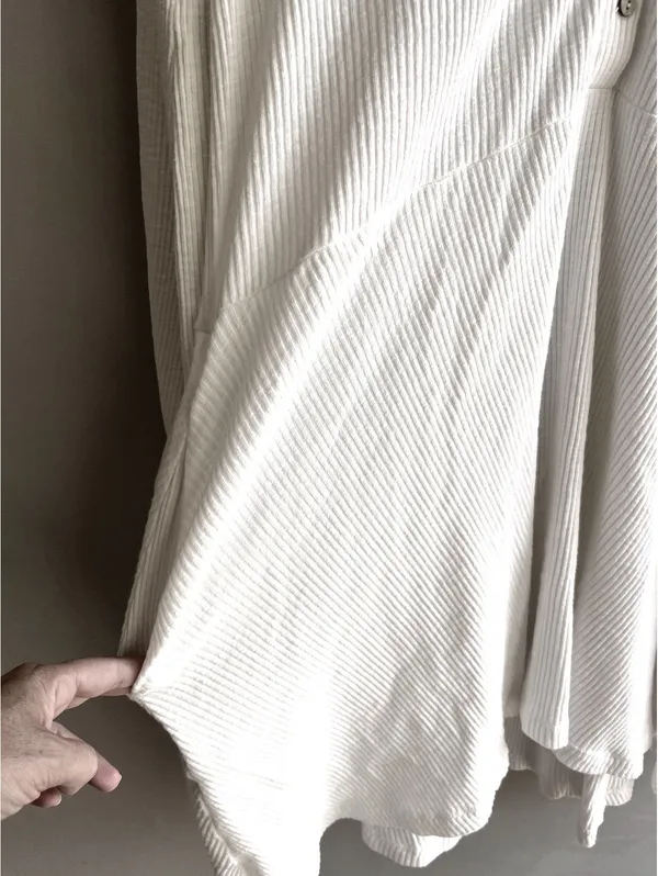 Flawless White Summer Dress Pockets Flowy M - Image 6