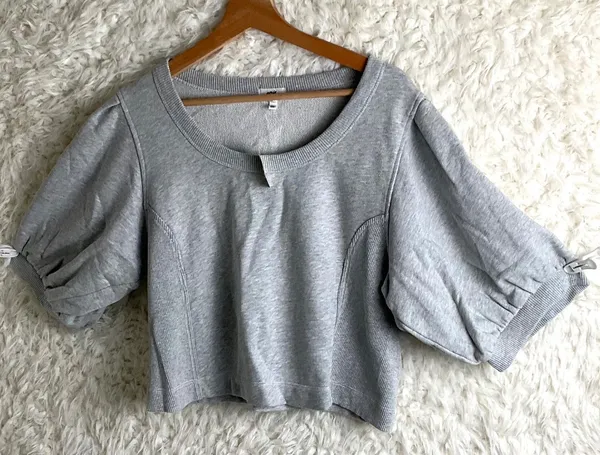 Aerie Women'S Soft Gray Sweatshirt~Size Large! - Image 7