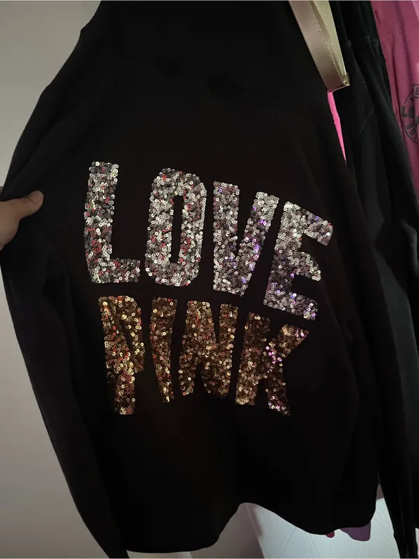 Victoria’s Secret PINK Sequin Jacket Size Large - Image 2