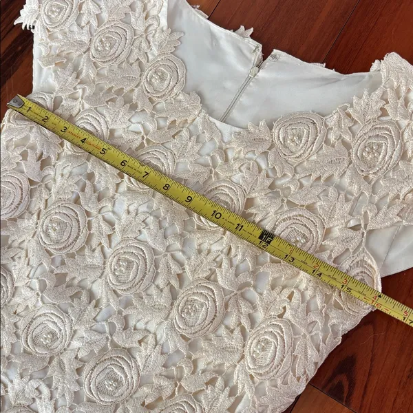 Silk wedding gown Size XS - Image 4
