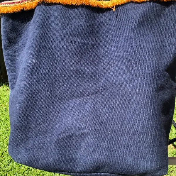 Large A & P Denim Carryall Tote - Image 8