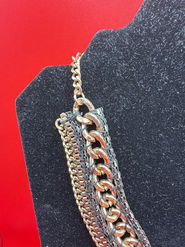 Layered Statement Necklace Multi - Image 3