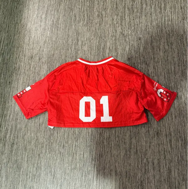 Cropped jersey Red Size XS - Image 2