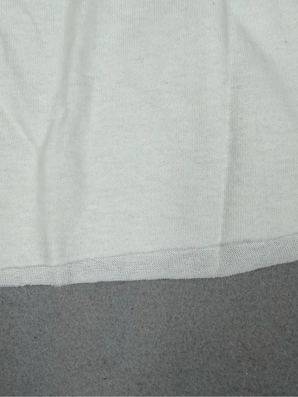 Y2K Baby Girl Daisy Butterfly Graphic Crop Tee White Gildan Heavy Cotton M - Image 3