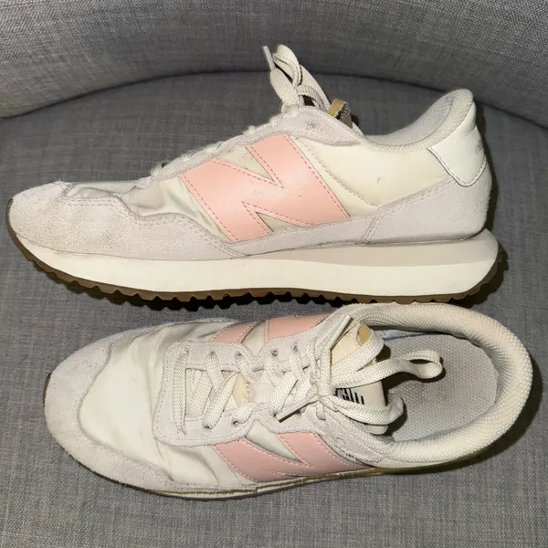 New balance womens 237 sneakers sea salt/pink haze size 9 - Image 3