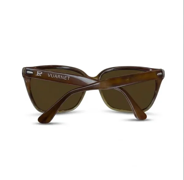 VUARNET sunglasses Brown tortoiseshell acetate frames with dark lenses #retro - Image 2