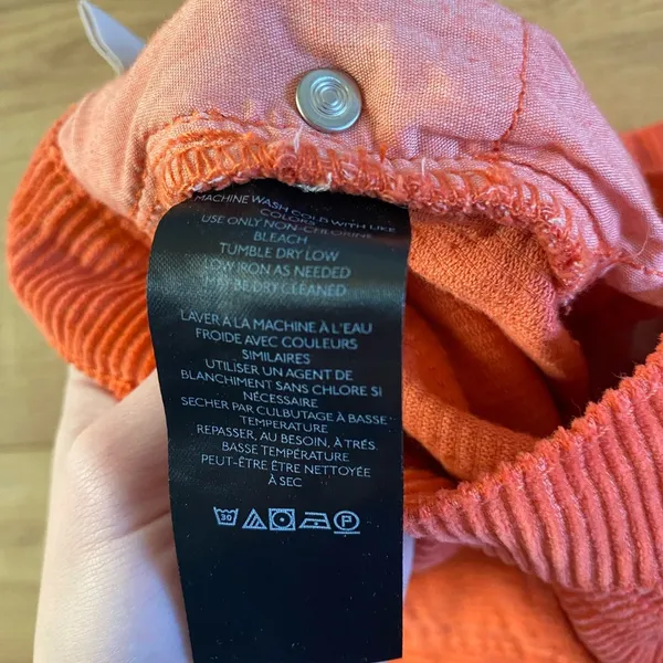 BDG Size 27 or 4 Corduroy orange mom jean shorts - Image 4