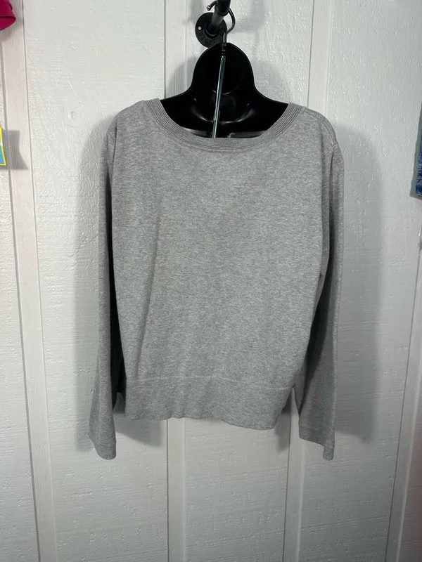 J. Jill Gray Cardigan Button Down Sweater Size XL EUC - Image 6