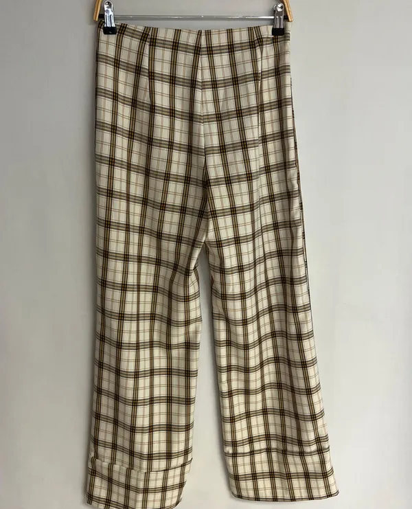 Princess Polly Plaid Straight Leg Pants NWOT - Image 3
