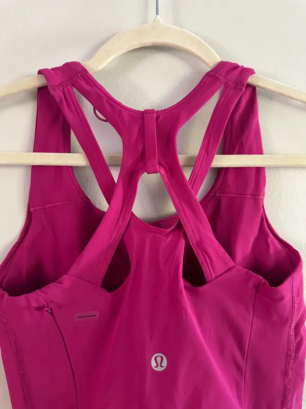 Lululemon Stash It Bra *Medium Support, B/C Cup Ripened Raspberry - Image 10