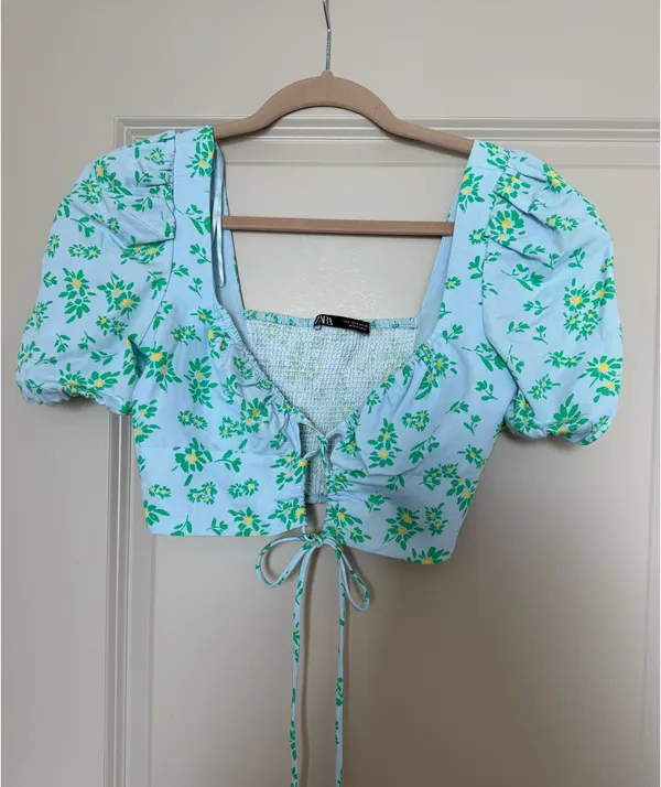 ZARA Floral Top - Image 3
