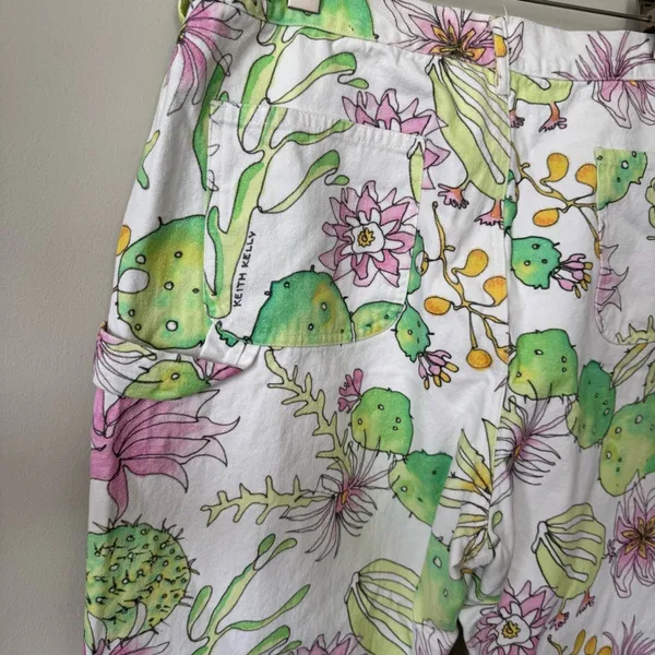 Keith Kelly NYC Printed Cactus Double Knee Carpenter Pants Size XL‎ - Image 6