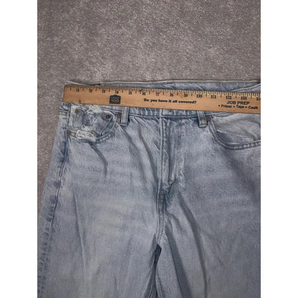 american eagle super high rise straight 10 long - Image 7