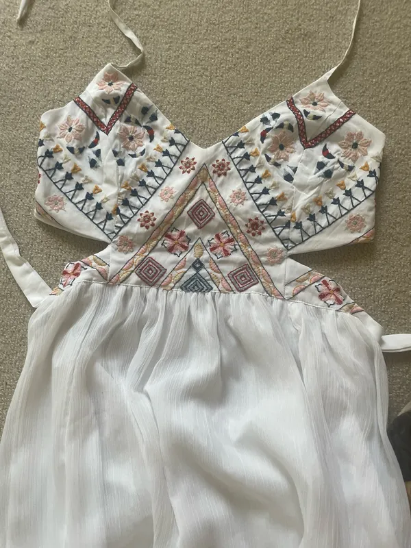 White Maxi Dress - Image 3