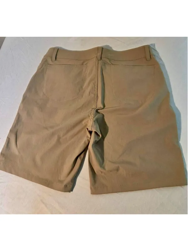 Merrell Women’s Outdoor Hiking Bermuda Shorts Tan Khaki Pockets Size 8 W-200 - Image 2