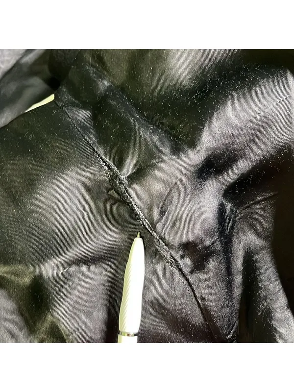 Vintage Cashmere Coat John Weitz Black Double-Breasted Cashmere long Coat - Image 9