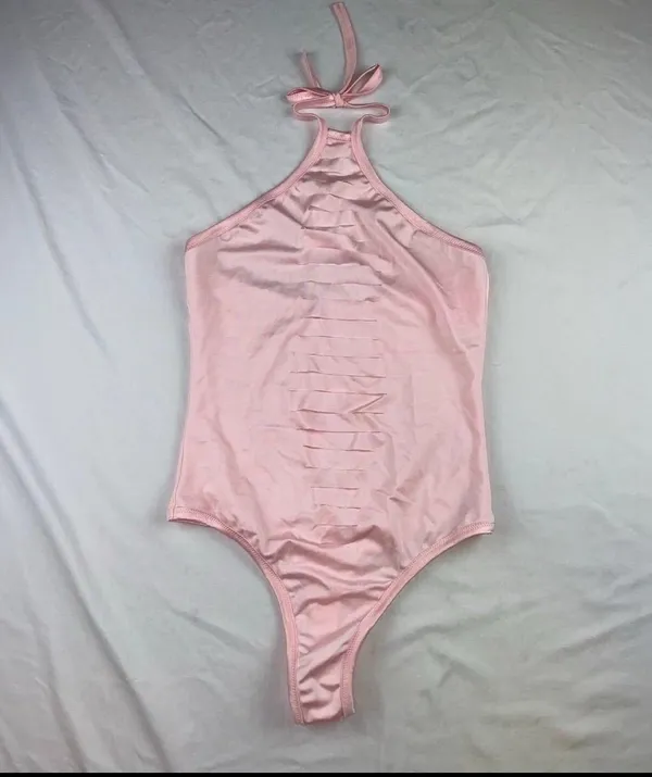 NEW Lingerie Bodysuit Pink - Image 4