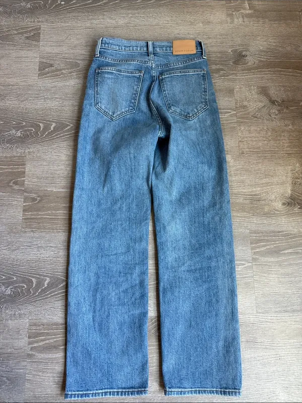 Aritzia Denim Forum The Arlo High Rise Straight 28L Jeans 25 - Image 3
