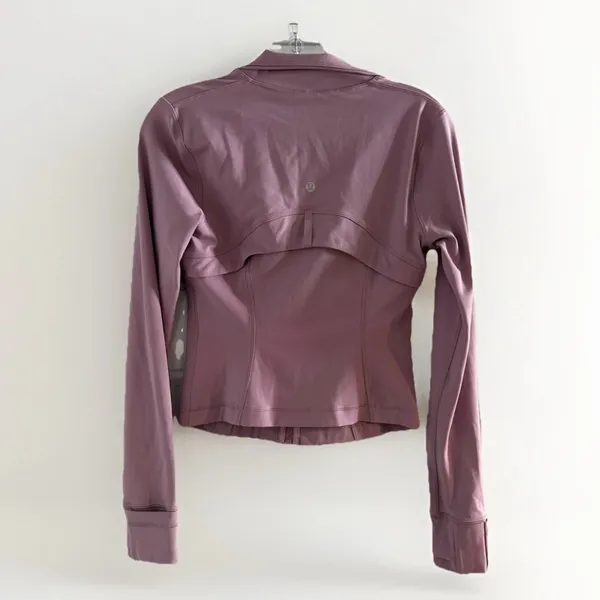 Lululemon Define Cropped Jacket NULU ROSE BLUSH SZ 6  Mint EUC - Image 10