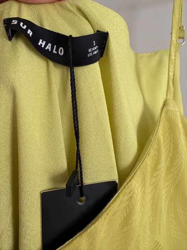 Sur Halo Women's Shyla Dress Maxi Length Yellow Size Small - Image 5