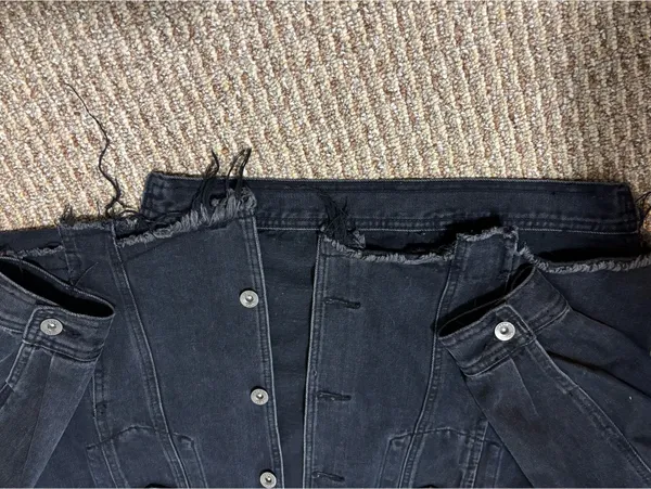 Grey Bandit Distressed Denim Jacket - Image 4