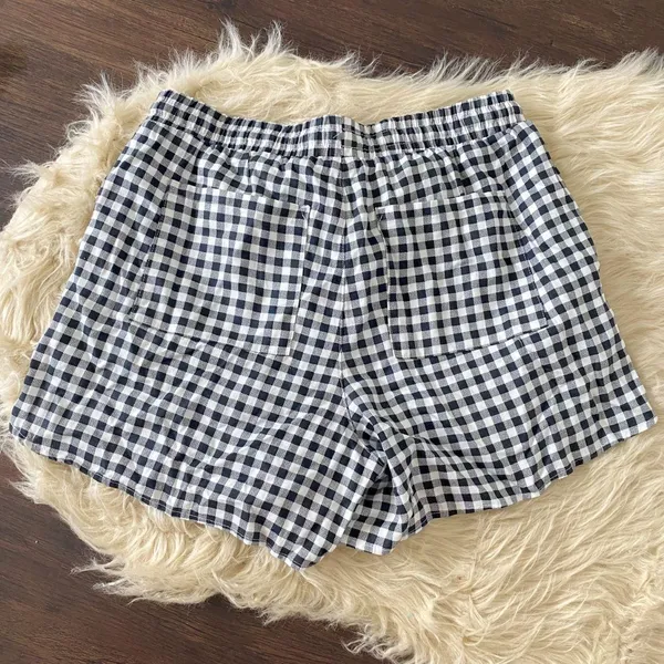 NWT Market & Spruce Lena Drawstring Linen Shorts Size M - Image 5