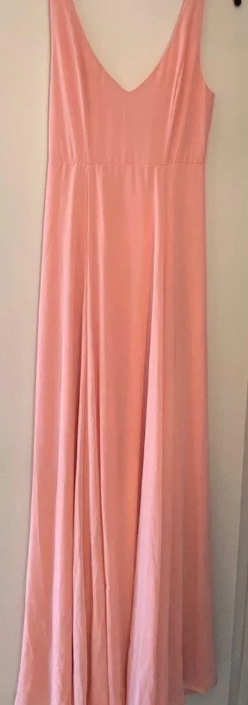 NWT Jenn Pink Maxi Bridesmaids Formal Dress - Size S - Image 3