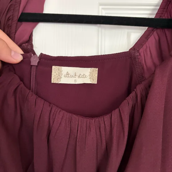 Maroon/ Red Altard State Dress - Image 3