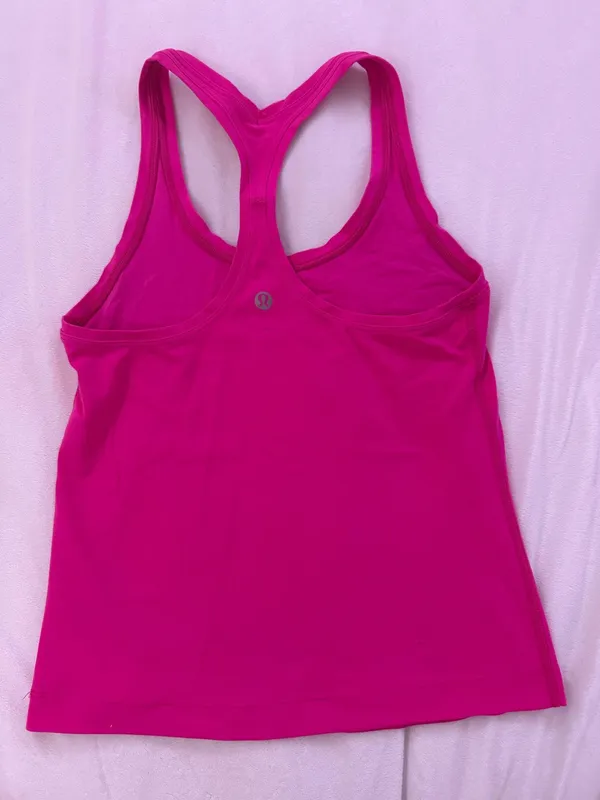 Cool Racerback Short Tank Top *Nulu “Sonic Pink” Size 4 - Image 2
