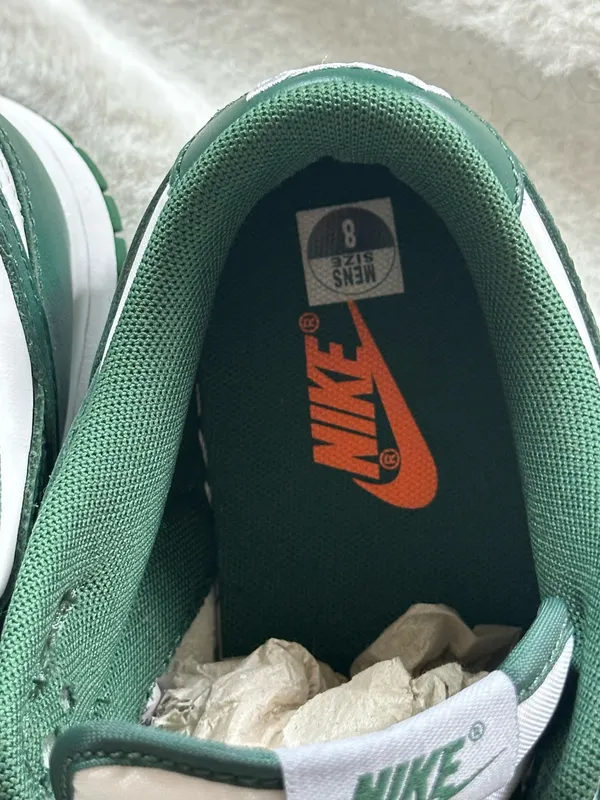 Nike Dunk Low – Michigan State Green Men Size 8 - Image 5
