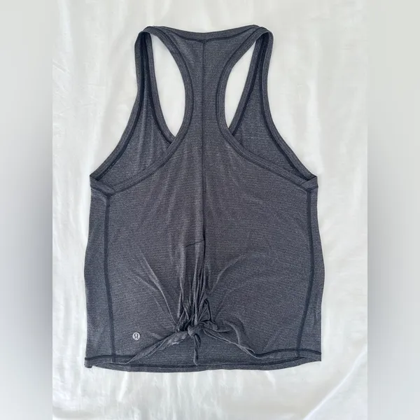Lululemon Tie It Up Singlet - Heathered Black - 4 - Image 8