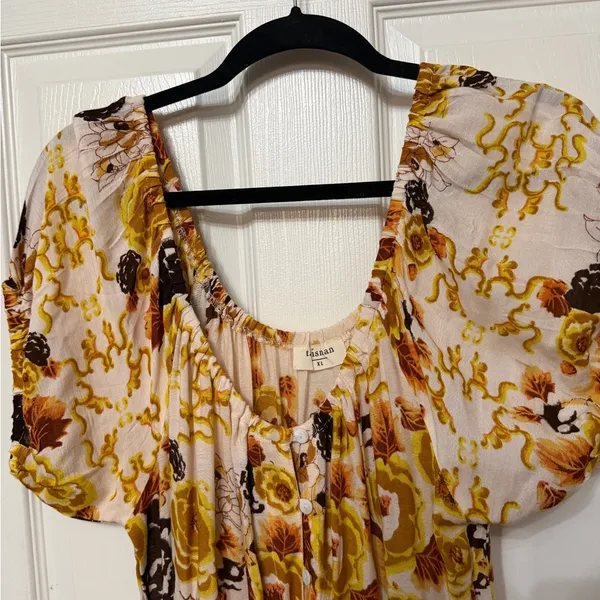TALISMAN Rhiannon Boho Maxi‎ Dress size xl - Image 3