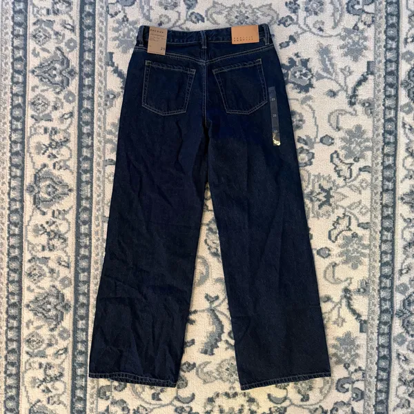 PacSun Casey Low-Rise Baggy Jeans Dark Indigo - Image 2